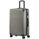 HOMCOM Valiză de călătorie carcasă dură extensibilă troller 4 roți lacăt TSA 77 cm gri &icirc;nchis | Aosom Romania