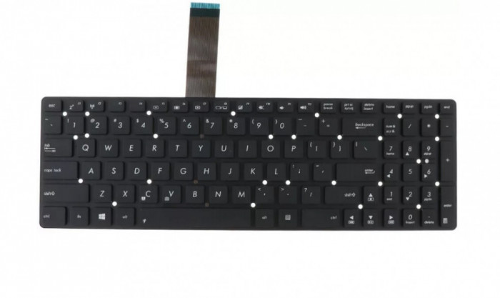 Tastatura laptop noua Asus K55XI Black Win 8 without Frame Layout US