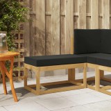 vidaXL Bancă de exterior Alb 80 x 43 x 45 cm Lemn Solid de Acacia 901672