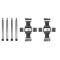 Set accesorii placute frana BMW 5 (E12) 03.72-08.81, 6 (E24) 10.75-04.89, 7 (E23) 05.77-04.88, Fata, TRW