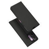 Husa Piele Ecologica Magskin Book Asteroid GSM pentru Xiaomi Redmi 17C 5G, Flip Cover, Negru