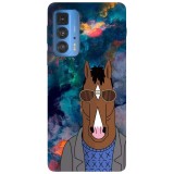 Husa compatibila cu Motorola Moto G51 5G model Chilling BoJack, Silicon, TPU, Viceversa, Transparent, Carcasa