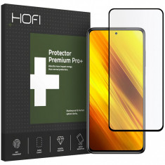 Folie Protectie Ecran HOFI pentru Xiaomi Poco X3 NFC, PRO +, Sticla securizata, Full Face, Full Glue, Neagra