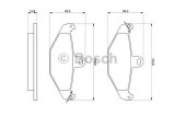 Set placute frana,frana disc RENAULT ESPACE III (JE0) (1996 - 2002) BOSCH 0 986 461 148