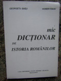 Georgeta Smeu - Mic dictionar de istoria rom&acirc;nilor (editia 1994)