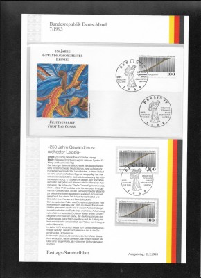 Germania FDC 7.1993 foto