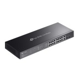 SWITCH TP-LINK Omada 20-Port Gigabit Easy Managed Switch cu 16-Port PoE+,125W buget POE, carcasa metalica &quot;ES220GMP&quot; (timbru verde 2 lei)