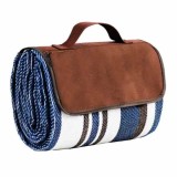 Patura Mercaton pentru Picnic sau Plaja, Pliabila Model Geanta, Impermeabila, Oxford, 200 x 145 cm, Albastru