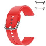 Curea din silicon compatibila cu Samsung Galaxy Watch Ultra2, Telescoape QR, 22mm, Candy Red