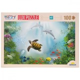 Puzzle Luxury, Witty Puzzlezz, Broaste testoase si delfini, 100 piese
