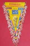 Fanion fotbal-Campionatul Mondial de Fotbal GERMANIA 1974(fara snurul de agatat)