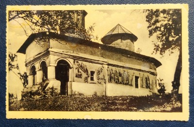 Manastirea Bunea - Vulcana Bai - Dambovita - 1938 - circulata foto