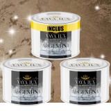 Vopsea Decorativă de Lux Argentina &ndash; Cafea cu Lapte | Pachet 1.5L (2&times;0.5L + 0.5L), Efect 3D Stelat-Toro Decor