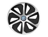 Cumpara ieftin Set 4 capace roti Roco Gri-Negru R16 pentru gama auto VW, Autohelix MSA