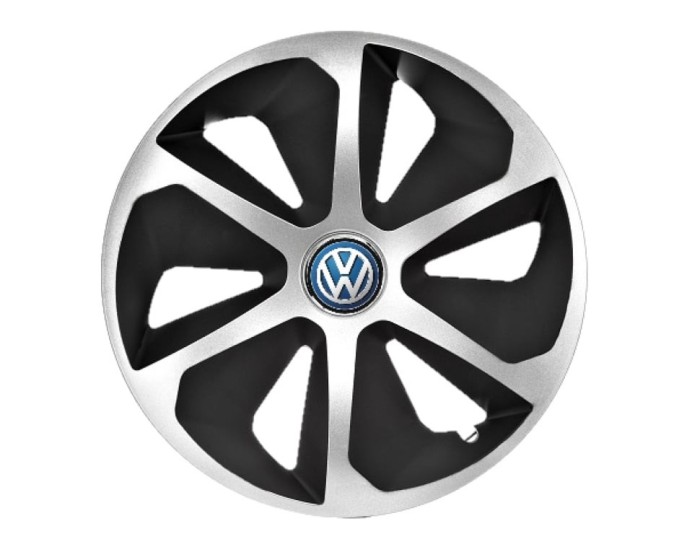 Set 4 capace roti Roco dual crom R15 pentru gama auto VW
