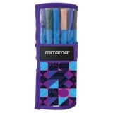 Set craft Mitama, 25 piese, pixuri si markere cu sclipici