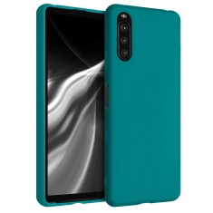 Husa pentru Sony Xperia 10 III, Silicon, Verde, 54754.57