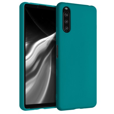 Husa pentru Sony Xperia 10 III, Silicon, Verde, 54754.57 foto