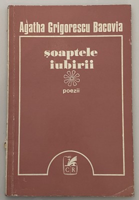 Soaptele iubirii - AGATHA G. BACOVIA dedicatie si autograf Mircea Santimbreanu foto