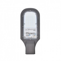 Lampa pentru iluminat stradal Braytron, 30W, 3000 lm, corp aluminiu, 220-240V, IP65, SMD led
