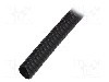 Tub protectie cablu, PVC, diametru interior 15mm, neagra, PARTEX - SP-15100KN0
