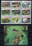 Grenada Grenadines 1982 - Crăciun, Disney, desene animate, serie si colita neuzata