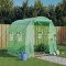 Seră cu un cadru din oțel, verde, 4 m&sup2;, 2x2x2 m