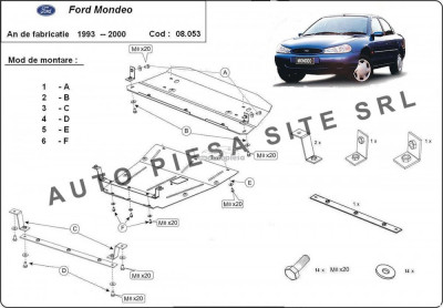 Scut metalic motor Ford Mondeo 1 I / 2 II fabricat in perioada 1993 - 2000 APS-08,053 foto