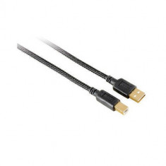 Cablu Hama tip USB 2.0 1.5m nylon negru foto