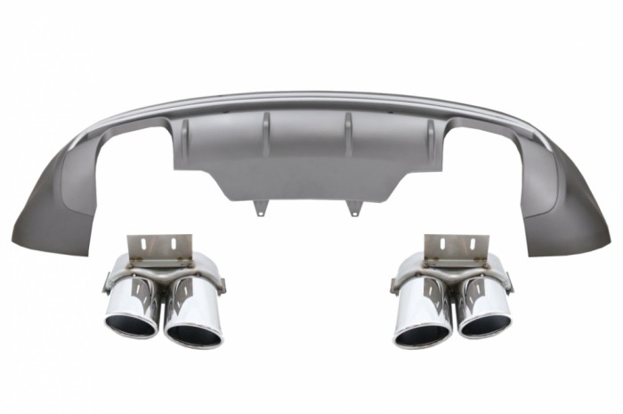 Difuzor Bara Spate Evacuare Dubla Audi Q5 8R Facelift (2013-2016) Bara Standard Performance AutoTuning