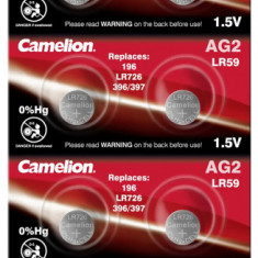 Baterii Ceas AG2 LR726 G2 1.5V 30mAh Camelion Blister 10
