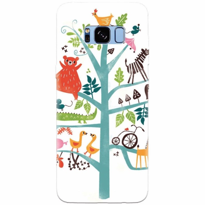 Husa silicon pentru Samsung S8 Plus, Tree