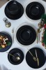 Keramika Set de vesela - Nordic Mat Black - 18 bucăți - 6 persoane - Stoneware