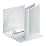 Caiet mecanic Panorama, PP/PP, partial reciclat, certificare FSC, A5, mecanism 2DR, inel 25 mm, alb, Esselte