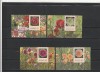 ROMANIA 2022 LP 2390 FLORI DE GRADINA DALII SERIE CU VINIETA 2 MNH NESTAMPILATA, Nestampilat