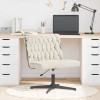 Gossi scaun de birou pivotant, crem, material textil