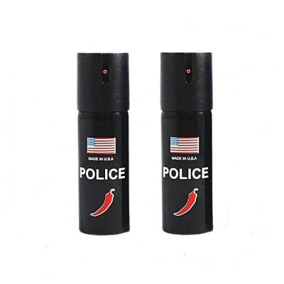 Set 2 bucati Spray paralizant chili USA Police, IdeallStore&amp;reg;, 60 ml, husa inclusa foto