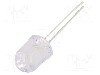 Dioda LED, 10mm, verde, 2180...3000mcd, 1mA, 2,8...3,4V, OPTOSUPPLY - OSG58AA131A-1MA