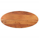 Cumpara ieftin Blat de masa oval, 110x40x3,8 cm, lemn masiv de acacia