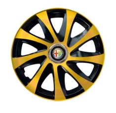 Set 4 capace roti Drift extra gold R15 pentru gama auto Alfa Romeo foto