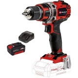 Einhell TE-CD 18/50 Li BL PXC + Starter Kit - Masina de gaurit si insurubat 50 Nm + Set 1 acumulator si incarcator Li-Ion 18 V 4 Ah