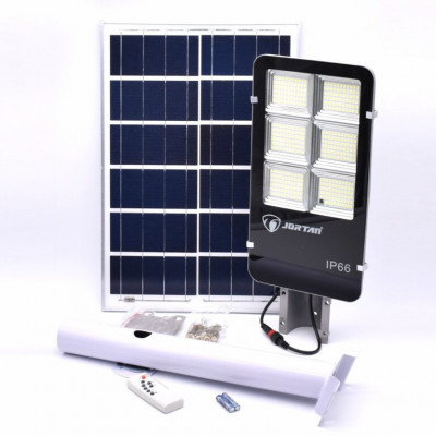 Lampa Solara 400W cu LED SMD, panou solar,suport si telecomanda &amp;ndash; JT-YS-400W-TZ foto