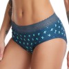 Chiloti Menstruali Linovit Model Cactus Verde XL, Absorbție Ridicată, Refolosibili, Confortabili, Protectie Scurgeri