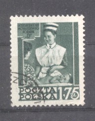 Poland 1953 Red Cross, used AE.306 foto