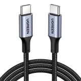 Ugreen - Data Cable US316 (70427) - USB-C to Type-C, Fast Charging, PD100W, 5A, 480Mbps, 1m - Black