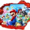 Sticker decorativ, Mario, Albastru,1365STK-3