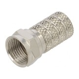 Conector F Tip Drept 75 Ohm pentru Cablu CT125
