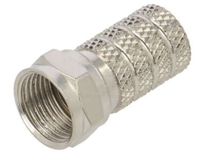 Conector F Tip Drept 75 Ohm pentru Cablu CT125 foto