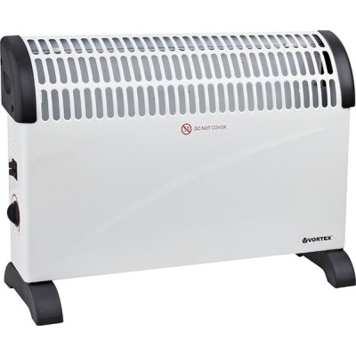 Convector electric de podea VORTEX VO4230, 2000 W, Alb-Negru foto