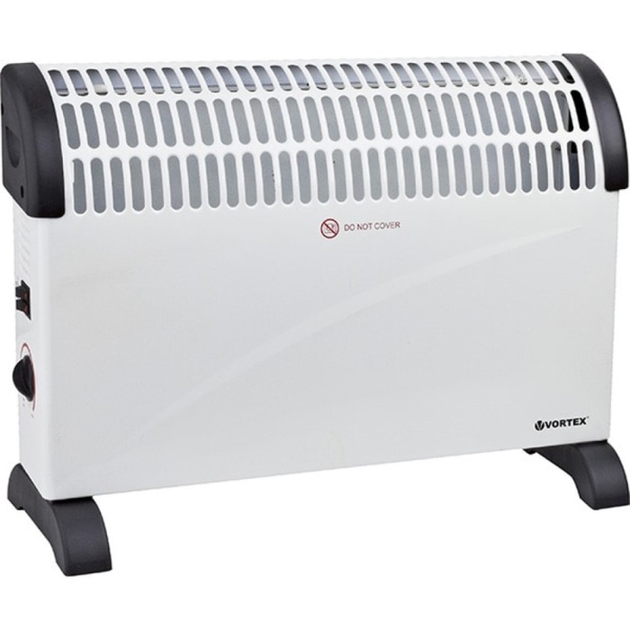 Convector electric de podea VORTEX VO4230, 2000 W, Alb-Negru